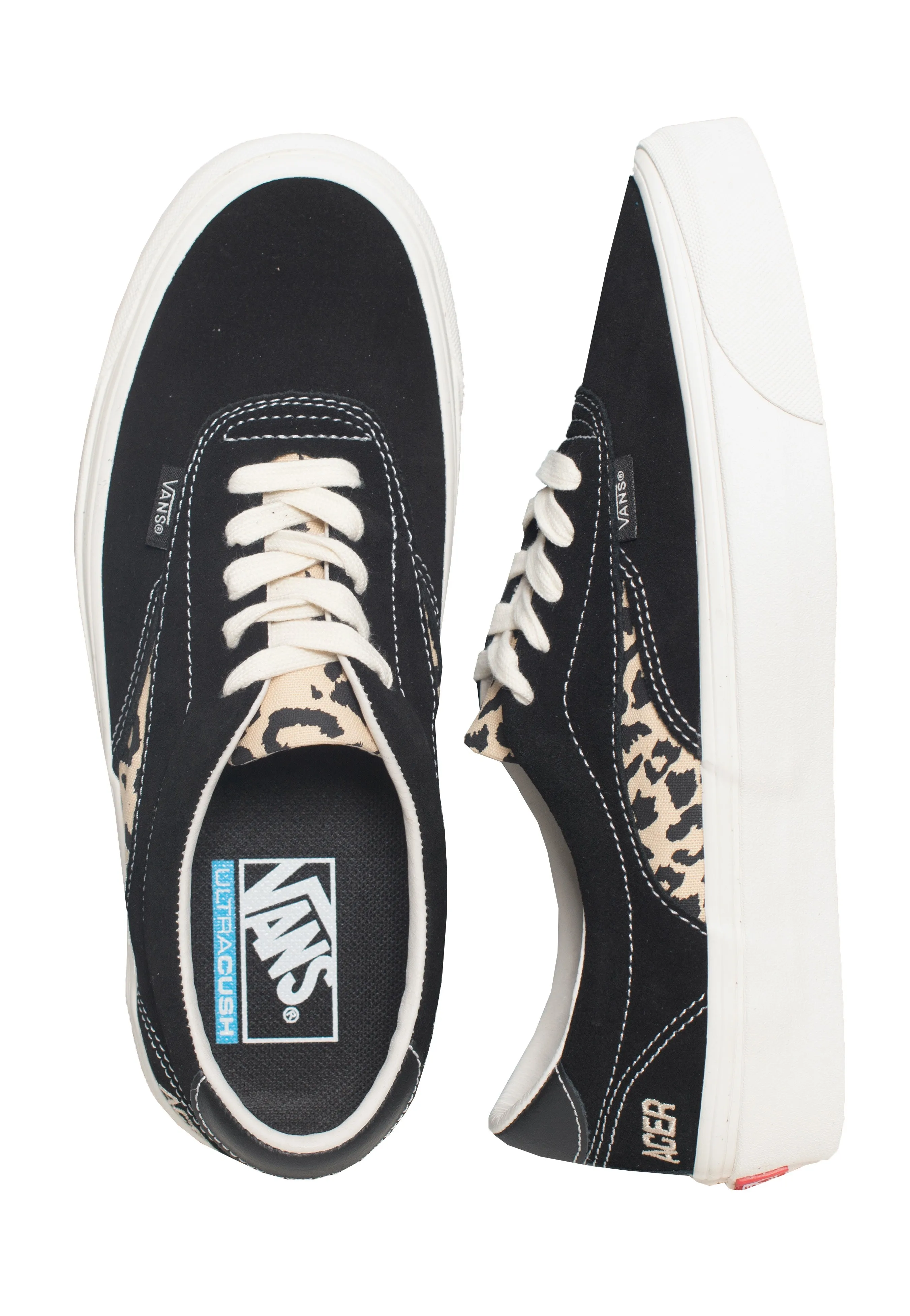 Vans - Acer Ni Sp Leopard Black/Classic White - Girl Shoes