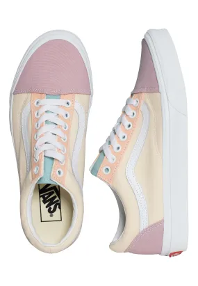 Vans - Old Skool Pastel Block Multi/True White - Girl Shoes