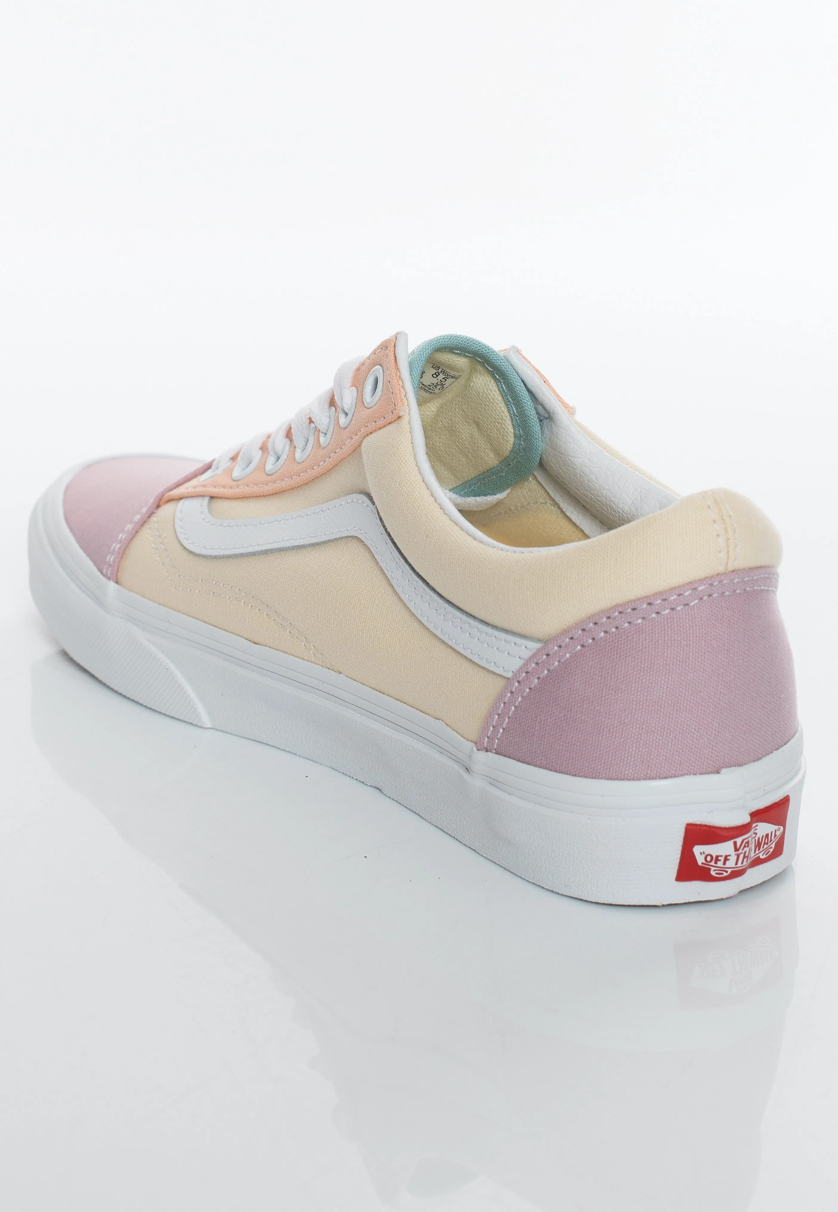 Vans - Old Skool Pastel Block Multi/True White - Girl Shoes