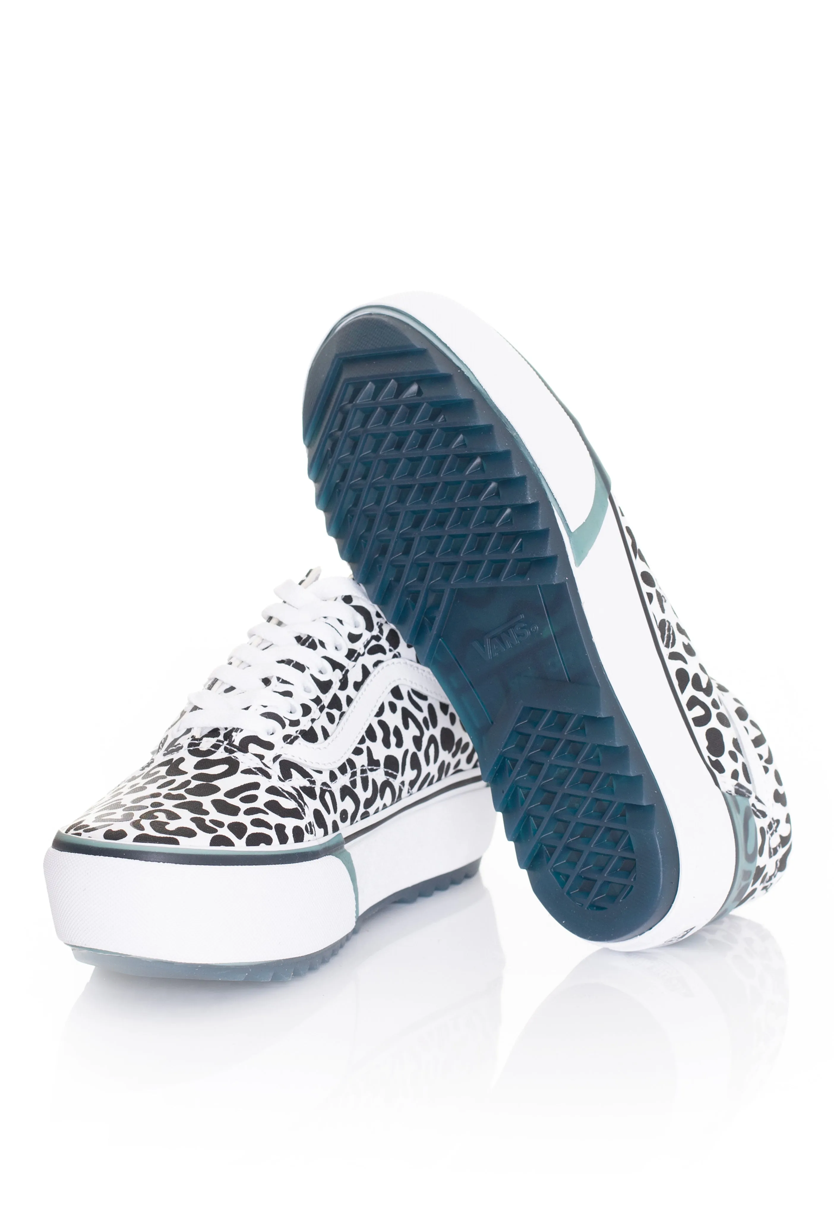 Vans - Old Skool Stacked (Uv Ink) Leopard/True White - Girl Shoes