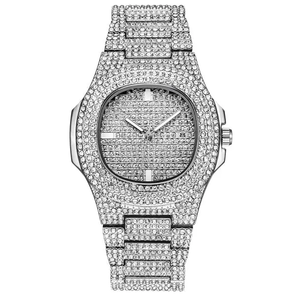 Watches Luxury Date Quartz Wrist With Micropave CZ