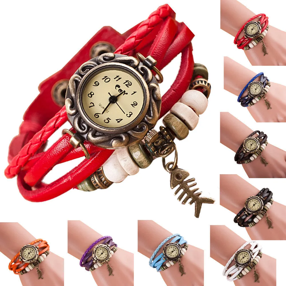 Women Watches Relogio Feminino Quartz Watch Woven Bracelet Wristwatch Women Dress Montre