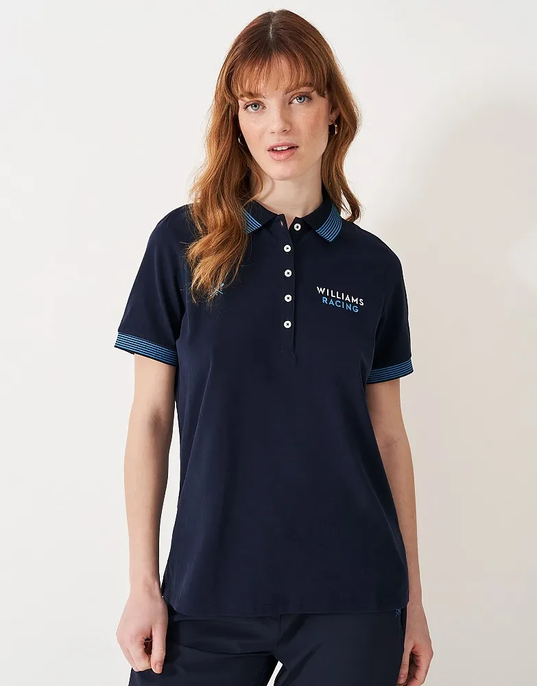 Women's Williams Organic Cotton Polo Shirt from Crew Clothing Company